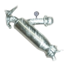 Filtro a rete zincato giunto sferico - DN80