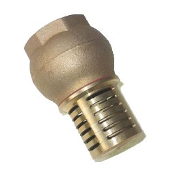 valvola di fondo in ottone - D 2"