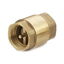 valvola di ritegno europa con otturatore ottone - 1/2"