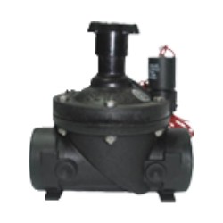 Elettrovalvola AC 24v filettata in linea con regolatore di flusso - 1 1/2" DN40