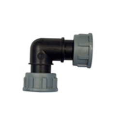 gomito in pp con ghiera - 2" FEM X 2" FEM