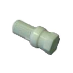 valvola di fondo in teflon e polipropilene - 1 1/4"