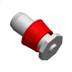 Tappo di fine linea per tape con ghiera flottante D. 17 mm