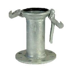 Flangia sferica femmina zincata - 100 X 80