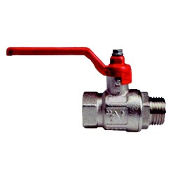 valvola a sfera mas-fem con maniglia a leva - 1/2"