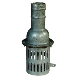 Valvola fondo portagomma zincata - 120