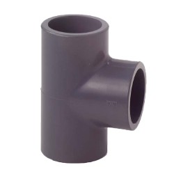 Raccordo a t in pvc ad incollaggio - 63