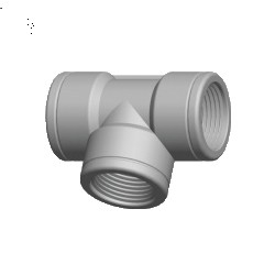 tees filettata femmina d. 4"