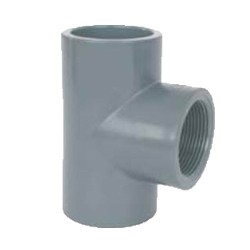 t 90° pvc derivazione f/f - 90 X 3"