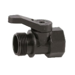 Mini valvola a sfera filettata femmina-maschio 3/4" x 3/4"