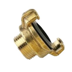 Raccordo a baionetta in ottone filetto maschio  1/2