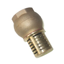 valvola di fondo in ottone - 1/2"