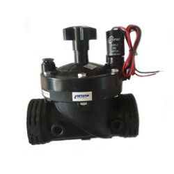 Elettrovalvola a batteria 9v dc mod 80-R 2 pollici con regolatore di flusso