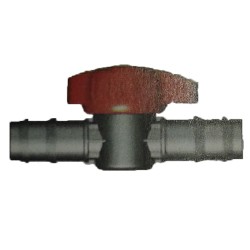 MINIVALVOLA A PORTAGOMMA D 16 MM - TESTA ROSSA