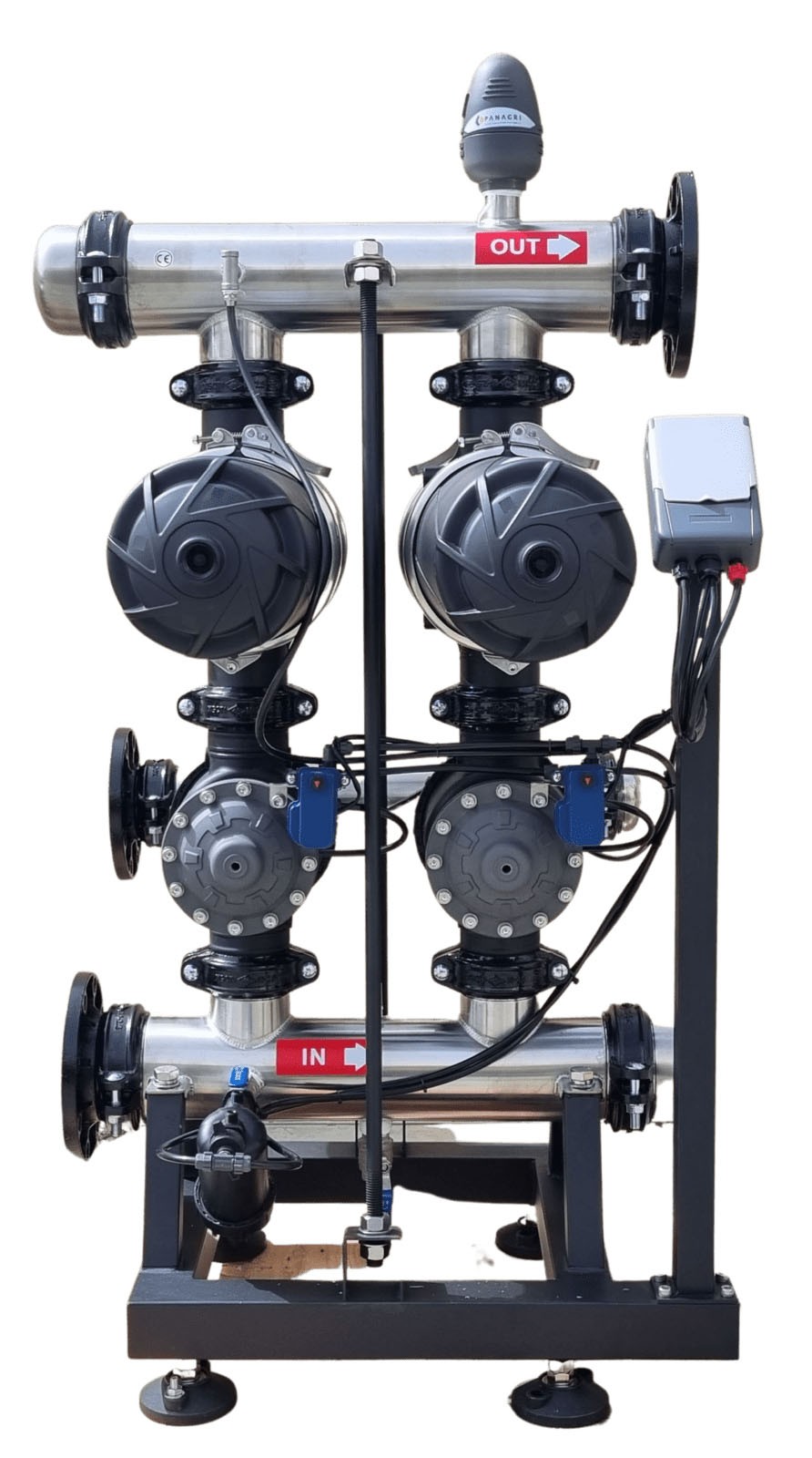 Filtro automatico a dischi modello H - DC 3" x 2h - 80mc