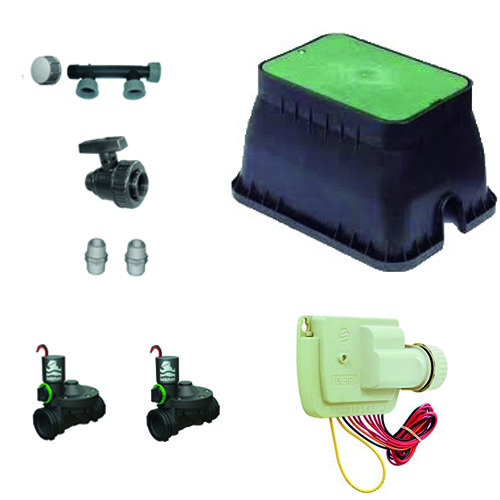 Kit valvole 9v per 2 settori con programmatore Bluetooth serie BL-IP