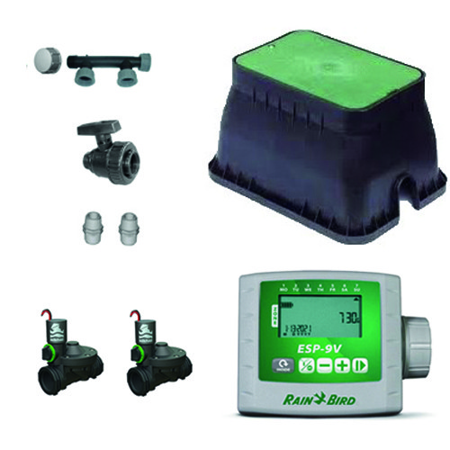 Kit valvole 9v per 2 settori con programmatore serie ESP-9V