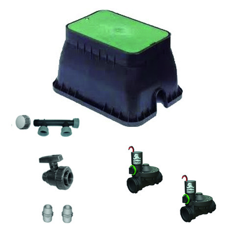 kit valvole per 2 settori con predisposizione 24v senza programmatore