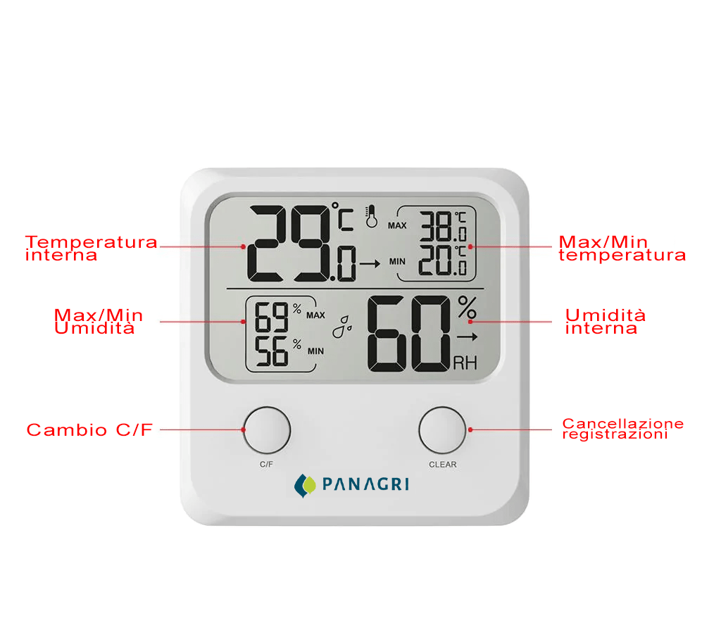 Termoigrometro digitale