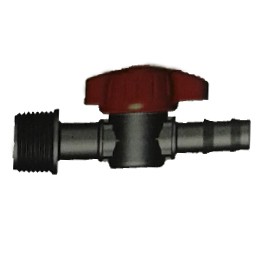 MINIVALVOLA TESTA ROSSA PORTAGOMMA D 16 MM X 3/4″ M