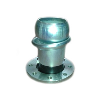 SEMIGIUNTO SFERA FLANGIATO MASCHIO - FLANGIA 80 MM x 80 MM MASCHIO