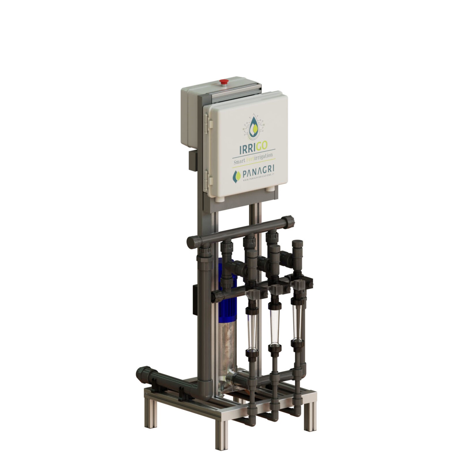 FERTIGO’ PROPORTIONAL AC 3 CANALI CON CONTROLLER PROPORTIONAL, FLUSSIMETRI E CONTALITRI