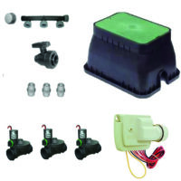 Kit valvole 9v per 3 settori con programmatore Bluetooth serie BL-IP