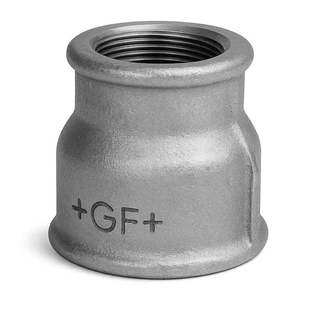 Manicotto di riduzione femmina-femmina in ghisa 1 1/2" – 1 1/4"